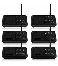 Wuloo 1 Mile FM Wireless Intercoms System for Home Business Office Room Intercom
