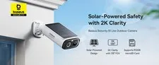 🛡️ Baseus Security S1 Lite Outdoor Camera 2K – Solar-Powered, No Subscription