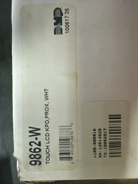 Dmp Touch LCD keypad 9862-W NEW