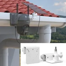 Koroao Gutter Mount for SEHMUA RBX-S40/S44/S45/SD22 Solar Outdoor Camera Brac...