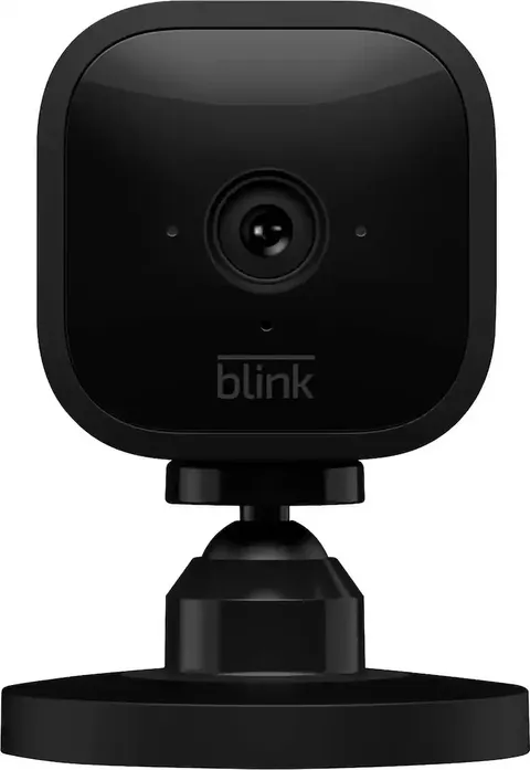 Blink-Mini-Compact indoor plug-in smart security camera, 1080p,1 cam Black