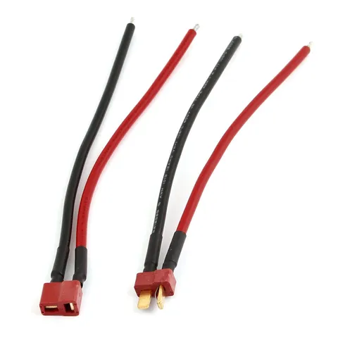 2 x Battery Connection T-Shape Wire Connector Cable for Gearbox Wiring