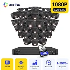 ANNKE 5MP Lite 32CH DVR HD 1080P Security Camera System Outdoor AI Color Night