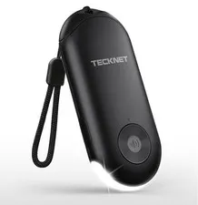 TECKNET Personal Safety Alarm, Rechargeable Alarms for Jet Black