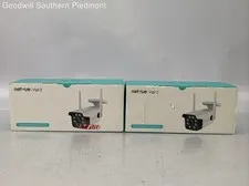 2 Set of Netvue Vigil 2 Outdoor Security Cameras - Open Box
