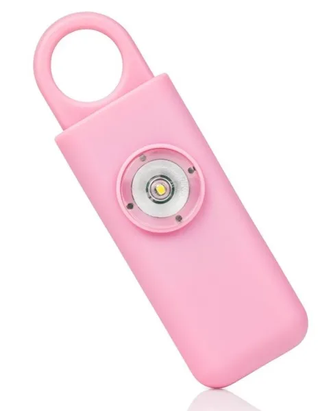 Self Defense Siren. Personal Alarm. Emergency Keychain. Pink.