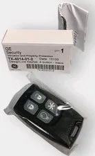 Interlogix TX-4014-01-2 DesignLine 4-Button Keyfob, Black NEW FREE SHIPPING Box