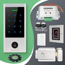 HOMSECUR IP66 APP WIFI RFID Access Control Set Electric rim lock