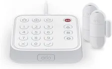 Arlo Home Security System - Wired Keypad Sensor Hub, (2) 8-In-1 Sensors, 24/7 Pr