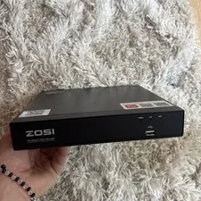 ZOSI ZR08HQ HDD:2TB HD Network 8-Channel Video Recorder Surveillance NO ADAPTER