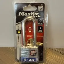 Master Lock 1DLJ Laminated Steel Padlock, 2-1/2" Shackle, 1-3/4'' Body BRAND NEW