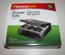 New SentrySafe Small Drawer Safe With 2 Keys and  Money Tray DS-1