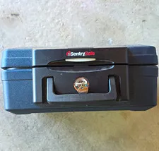 SentrySafe R4132 Small Fire Safe 30 min UL Classified Key Lock Black