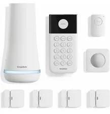 8 Piece Wireless Home Security System - Optional 24/7 Professional Monitoring -