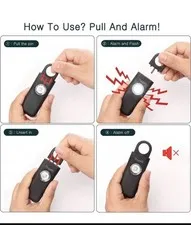 personal safety alarm keychain