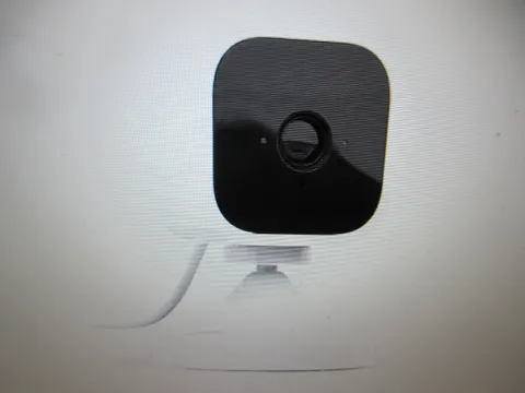 Blink Mini Indoor Wired 1080p Wi-Fi Security Camera in White