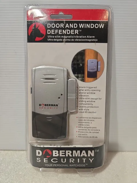 Doberman Security Door and Window Defender With Chime SE-0101 Factory Sealed 
