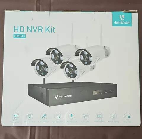 HeimVision HM241 Wireless Wi-Fi NVR Kit 4 Cameras 1080p 1TB Alexa NV Motion