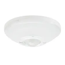 Maxxima Ceiling Mount 360° PIR Occupancy Sensor, Hardwired Motion Sensor White