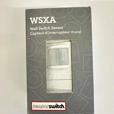 SensorSwitch WSXA PDT SA WH Wall Switch Sensor, Hardwired, Vacancy, White