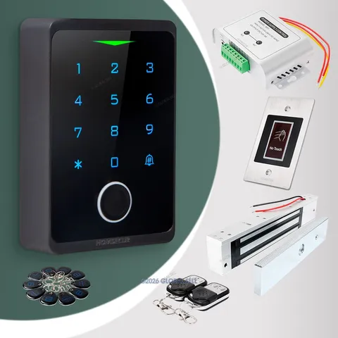 HOMSECUR IP66 APP WIFI RFID Access Control Set Waterproof 280KG Magnetic Lock