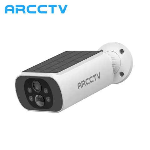 ARCCTV 2K Solar Wireless Security Camera Outdoor WiFi PIR Human Detection