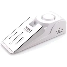 Door Stop Alarm 120DB Siren Rubber White 1 Pack