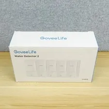 Govee Life WiFi Water Leak Detector 2, 100dB Adjustable Alarm Pack of 5 Open Box