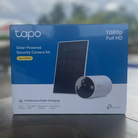 Tapo C402 KIT Solar Wireless Wi-Fi Outdoor Security Camera 1080p FHD White