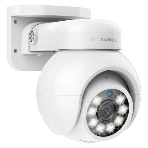 4K 8MP PoE IP Dome with Microphone/Audio, PT Outdoor Night Vision 100ft Water...