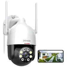 2K WiFi Outdoor Security Camera, 360° View, Motion Detection