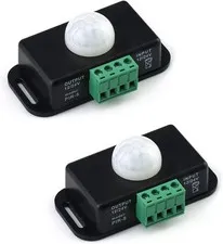 LED Motion Sensor Switch Set of 2 - Efficient 12-24V Lighting Control Solution