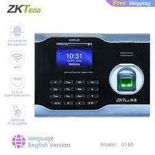 ZKTeco U160 Biometric Fingerprint Time Attendance Time Clock Time Recorder WiFi