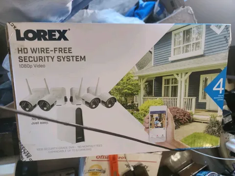 Lorex LHB80616GC4W 6 Channel 1080p Wire-Free Security System