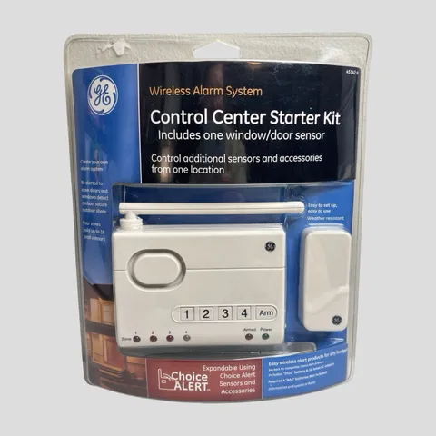 GE Wireless Alarm System Control Center Starter Kit Choice Alert Security New