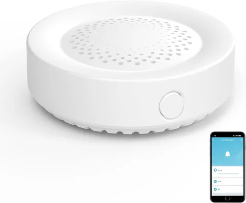 Wireless WiFi Burglar Siren Alarm 100dB App Control Compatible with Tuya