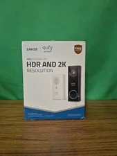 Doorbell Camera with Chime 2-Way Talk, 2.4GHz WiFi, Night Vision.