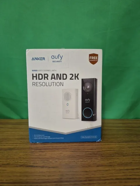 Doorbell Camera with Chime 2-Way Talk, 2.4GHz WiFi, Night Vision.