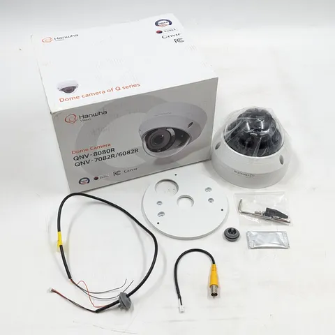 Wisenet Q Series 5MP Outdoor Dome Security Camera (QNV-8080R) - White