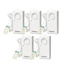 Topvico Water Alarm Leak Detector Moisture Sensor for Basements Sump white 