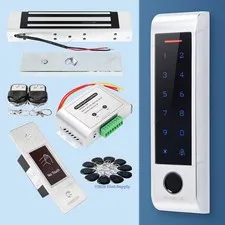 HOMSECUR Weatherproof IP66 APP WIFI Fingerprint PIN Access Control Touch Keypad
