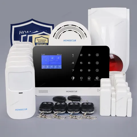 WIFI 4G Burglar Intruder Alarm System With Passive Infrared Sensor Flash Siren