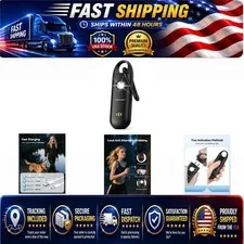 TECKNET Personal Safety Alarm 130dB Rechargeable Keychain for Women