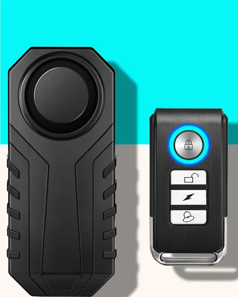 113dB Bike Alarm Wireless Vibration Motion Sensor Waterproof Motorcycle