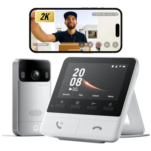Wireless Doorbell Monitor | Head-to-Toe View | Motion Sensor