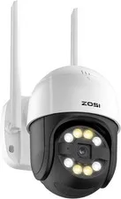 ZOSI 2K 3MP Outdoor ecurity IP Camera Floodlights Auto Tracking AI Detect WiFi