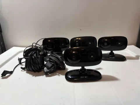 4X Motorola Focus66 Wifi HD Home Baby Monitoring Security Camera with Hubble