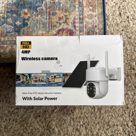 2PK Solar Camera 4MP Wireless Security Camera Outdoor Solar Battery Camera