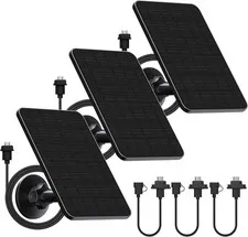 3 Pack Solar Panel Blink Outdoor(3rd Gen XT3/Blink Outdoor 4(4th Gen & Blink