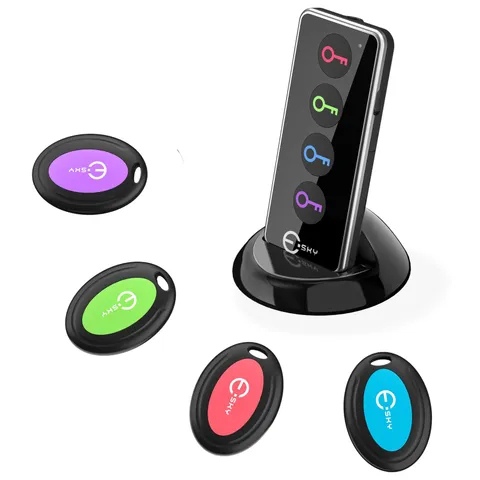 Esky Key Finder Locator with Sound, 80dB Item Trackers with 131ft Range Beepe...